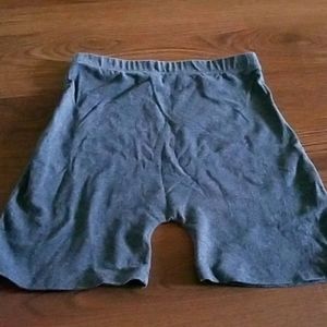 Brandy Melville charcoal gray bike shorts